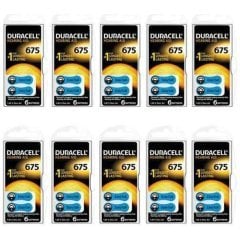 Duracell 675, PR44 Kulaklık İşitme Cihazı Pili 6'lı Paket (10 Paket)