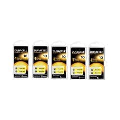 Duracell 10, PR70 Kulaklık İşitme Cihazı Pili 6'lı Paket (5 Paket)