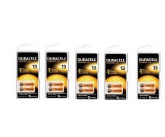 Duracell 13 Numara Kulaklık Pili 6Lı Paket (5 Paket)