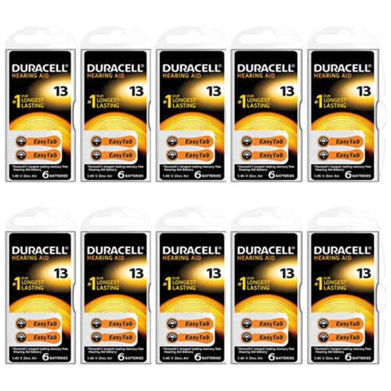 Duracell 13 Numara Kulaklık Pili 6Lı Paket (10 Paket)