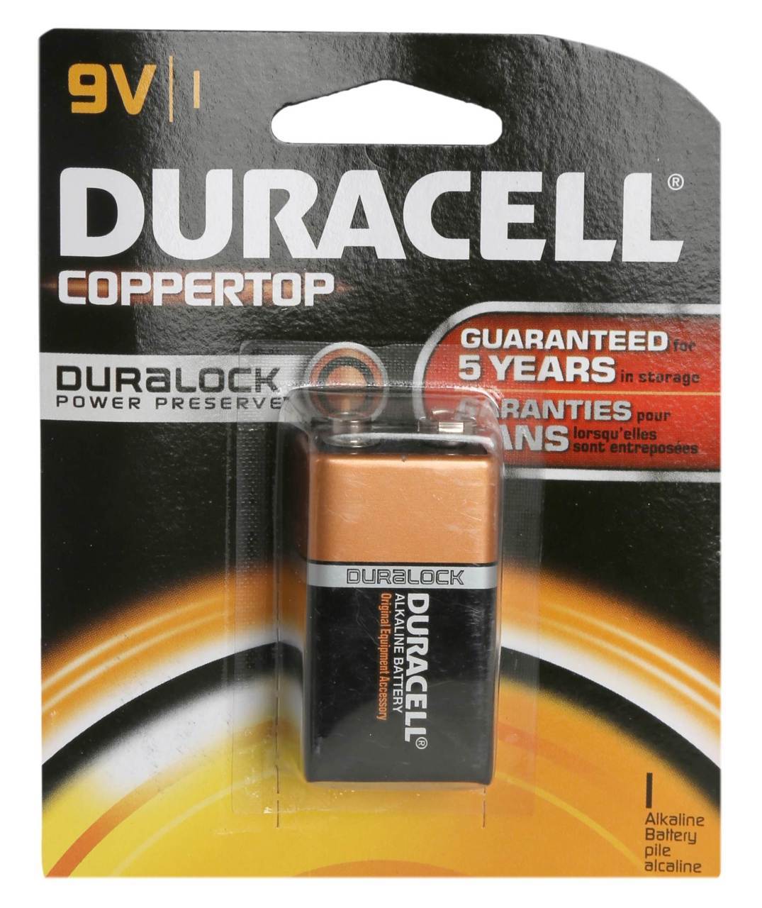Duracell Alkalin 9 Volt Pil