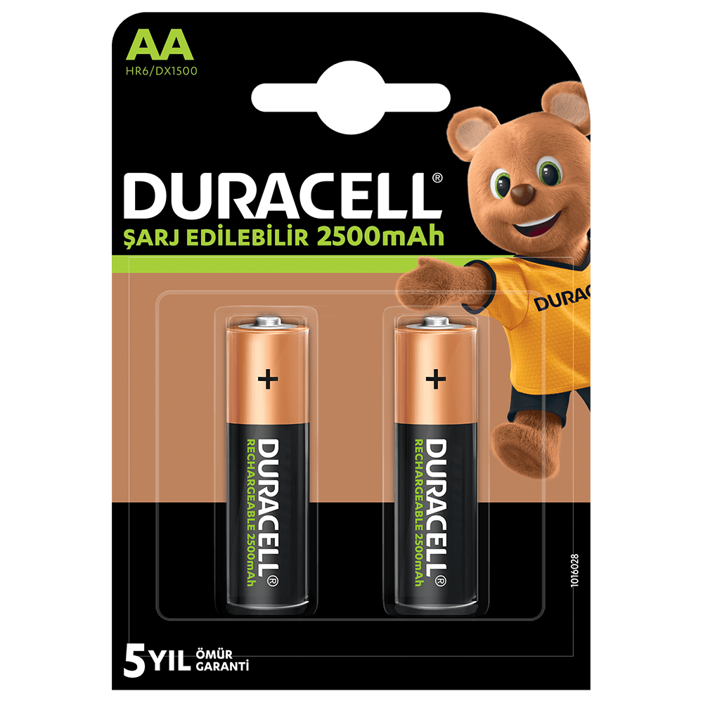Duracell Şarj Edilebilir AA Kalem Pil 2500 Mah 4'Lü Paket