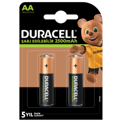 Duracell Şarj Edilebilir AA Kalem Pil 2500 Mah 4'Lü Paket
