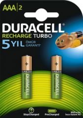 Duracell AAA Şarj Edilebilen Rechargeable Pil 2'li 850A