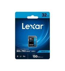 Lexar 32GB 800X Pro 150MB/S Sdhc Hafıza Kartı