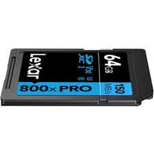 Lexar 64GB 800X Pro 150MB/S SDXC Hafıza