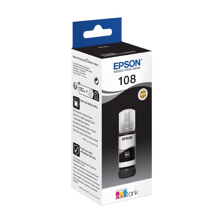 Epson 108 Serisi Orijinal Mürekkepler -B- 70 ml - L8050, L18050