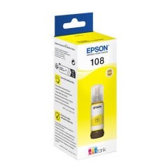 Epson 108 Serisi Orijinal Mürekkepler - Y-70 ml - L8050, L18050